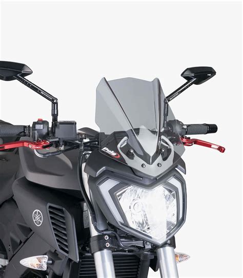 Yamaha Mt Puig Naked New Generation Sport Smoked Windshield H