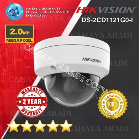 Jual HIKVISION IP CAMERA DS 2CD1121 I 2MP DOME INDOOR POE WDR IP CAM