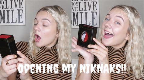 Unboxing My Niknaks By Niki Demartino Youtube