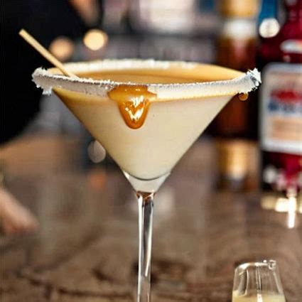 Salted Caramel Martini Cocktail Recipe | Home Bar Menu