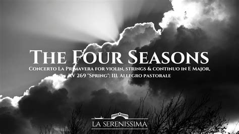 Vivaldi The Four Seasons Concerto La Primavera In E Major Rv