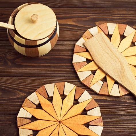 Wooden Trivets For Hot Dishes Wood Trivets Handmade Wood Wooden Gifts