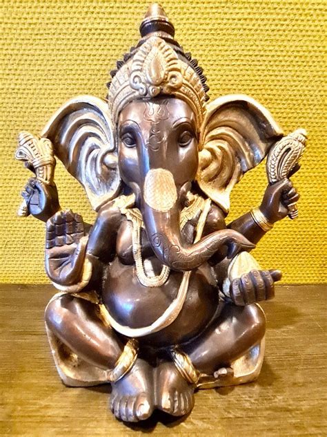 Ganesha Beeld Brons Cm Boeddha Centre