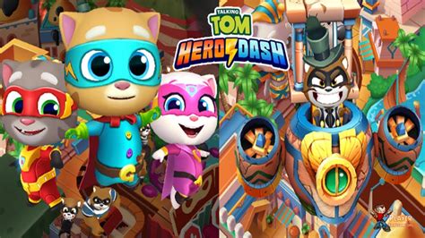 Run Run Run Talking Tom Hero Dash Tom Ginger Hank Build Rescue Unlocked