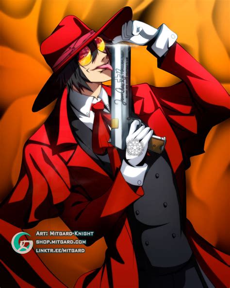 Alucard Hellsing Dakimakura By Mitgard Knight Hentai Foundry