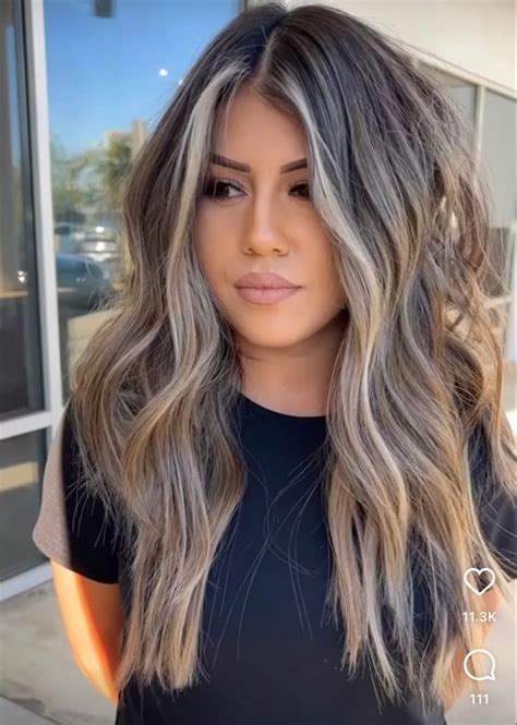 Baylage Hair Brunette Balayage Hair Brunette Hair Color Beige Blonde Balayage On Dark Hair