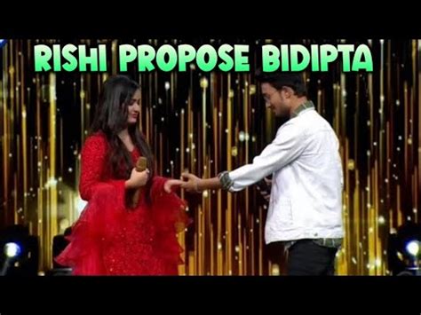 Rishi Propose Bidipta Chakraborty Rishi And Bidipta Love Story