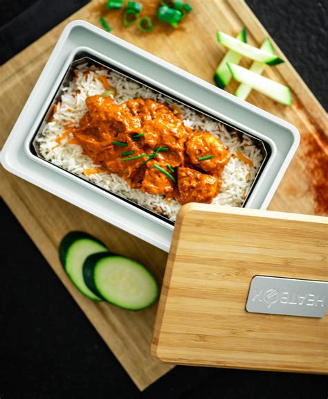 Heatbox, the Self-Heating Lunch Box, Heats Your Lunch on the Go