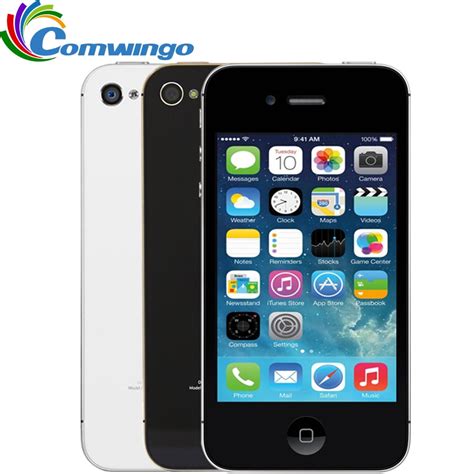 Unlocked Apple iPhone 4S phone 8GB/16GB /32GB ROM White Black iOS GPS ...