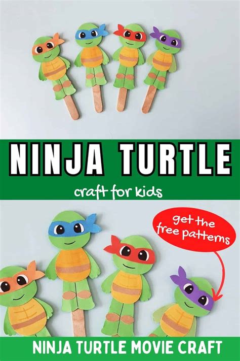 Ninja Turtle Craft - Big Family Blessings