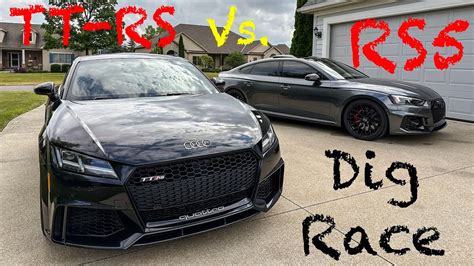 Audi Tt Rs Vs Audi Rs Stage E Launch Control Youtube