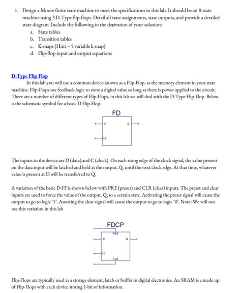 1 Design A Moore Finite State Machine To Meet The Chegg