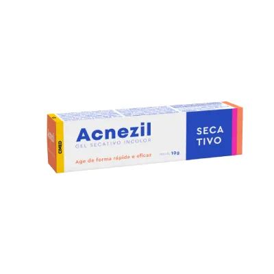 Gel Secativo Acnezil Para Cravos E Espinhas G Farm Cias Nissei