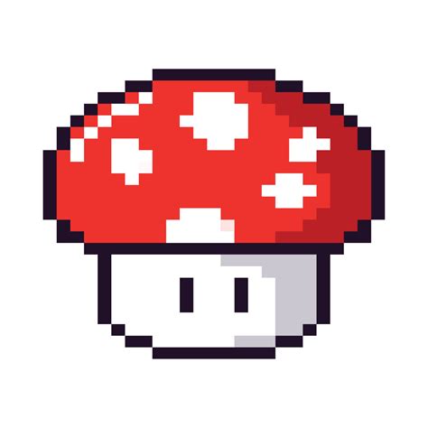 Cute Mushroom Pixel Art Vector Art At Vecteezy | The Best Porn Website