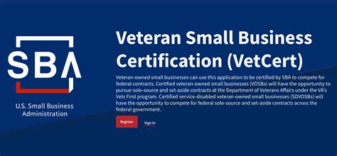 Screenshot Veterans Certify Sba Gov 2023 02 01 13 29 22 Veteran Owned