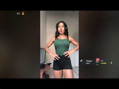 Beautiful Brunette Colombian Latina Babe BabyFit Posing Hot And Dancing On Bigo YouTube