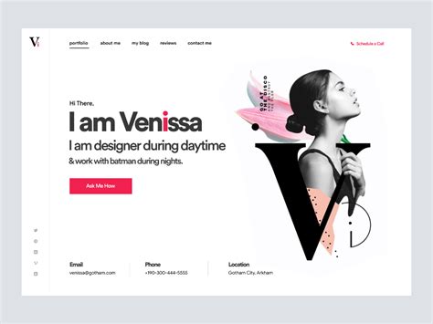 Personal website design – Artofit