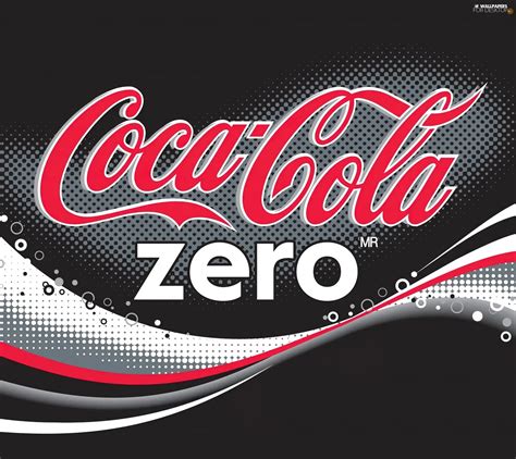 Coca, zero, logo, cola - For desktop wallpapers: 1600x1427