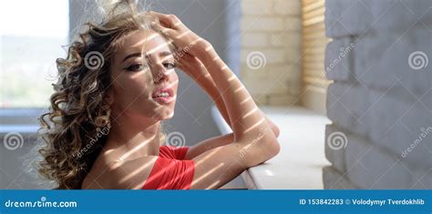 Charming Woman Wavy Hair Beautiful Blonde Woman Healthy Long Blonde Hair Beauty Model Girl