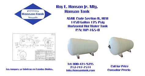WP B Gallon Hot Water Tank Insulated Glass Lined Tank