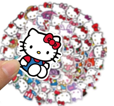 Hello Kitty Kawaii Stickers and Decals for Planner Laptop - Etsy