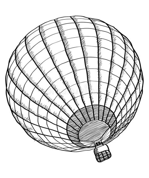 Doodle Of Hot Air Balloon Vector Sketch Up Line Stock Vector Illustration Of Cloud Line