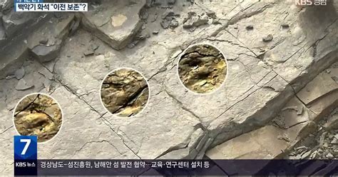 여기는 진주 백악기 개구리 발자국 100여 개 화석문화재청 “이전 보존”