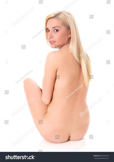 Beautiful Nude Woman Sitting On Flor Stock Photo Shutterstock