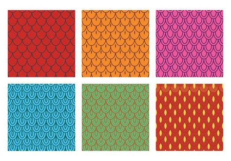 Fish Scale Pattern Vector 99655 Vector Art at Vecteezy