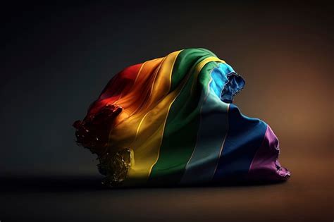 Premium Photo Lgbt Gay Pride Rainbow Flag Aigenerated