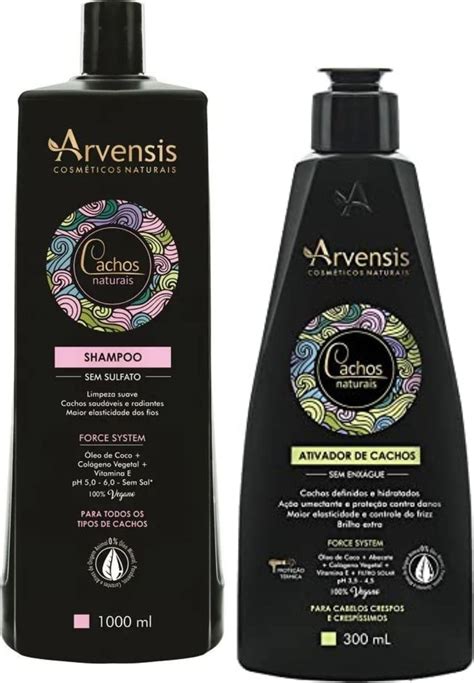 Kit Arvensis Cachos Naturais Crespos E Cresp Ssimos Produtos