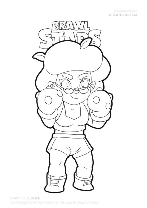 Coloriage Brawl Star Tara