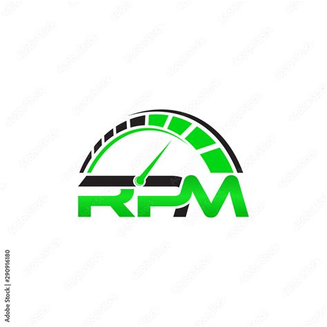 RPM automotive logo design. Editable logo design Stock Vector | Adobe Stock