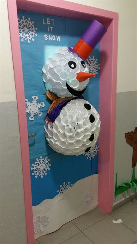 Snowman Classroom Door Decoration Ideas