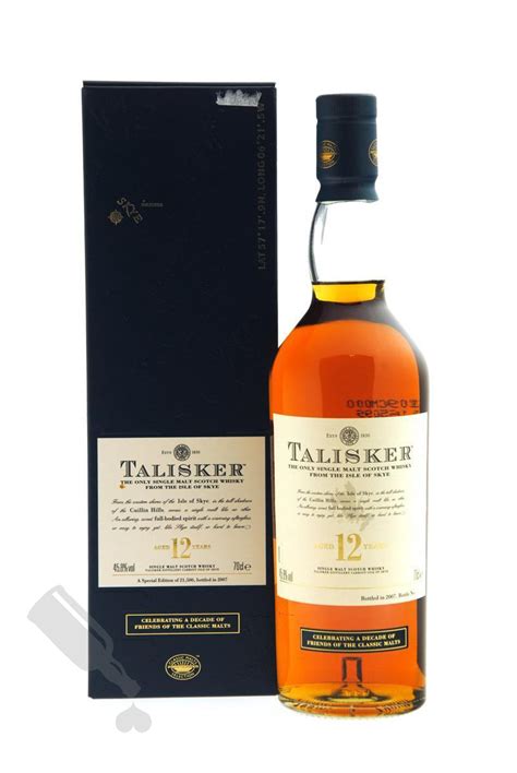 Talisker 12 Years 2007 Celebrating A Decade Of Friends Of The Classic