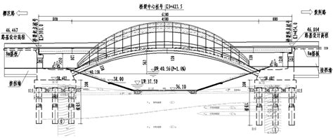 61m 跨河刚构拱桥施工图设计含计算书 路桥工程图纸 筑龙路桥市政论坛