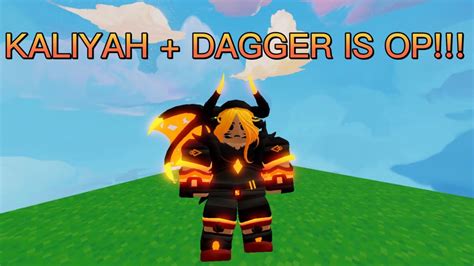 THE KALIYAH DAGGER COMBO IS OP Roblox Bedwars YouTube