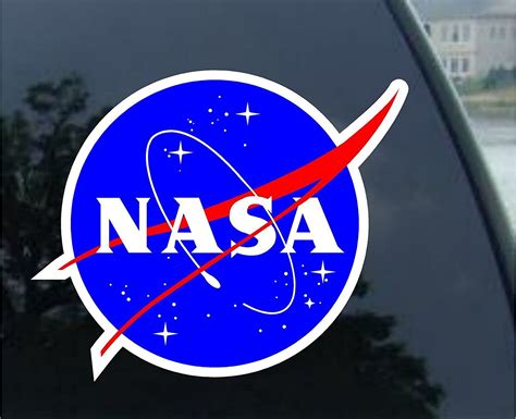 American Vinyl Round NASA Seal Meatball Logo Sticker Insignia Decal