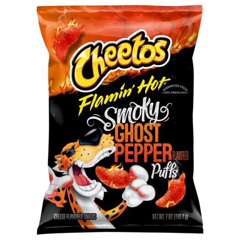 Cheetos Cheese Flavored Snacks Flamin Hot Smoky Ghost Pepper Flavored Puffs Publix Super