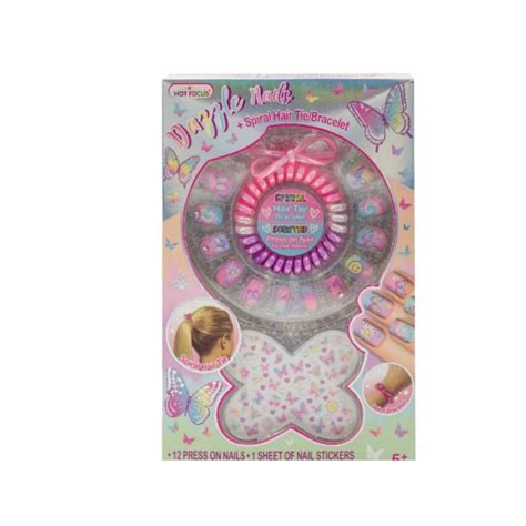 Igračke za devojčice HOT FOCUS Leptirići set za nok