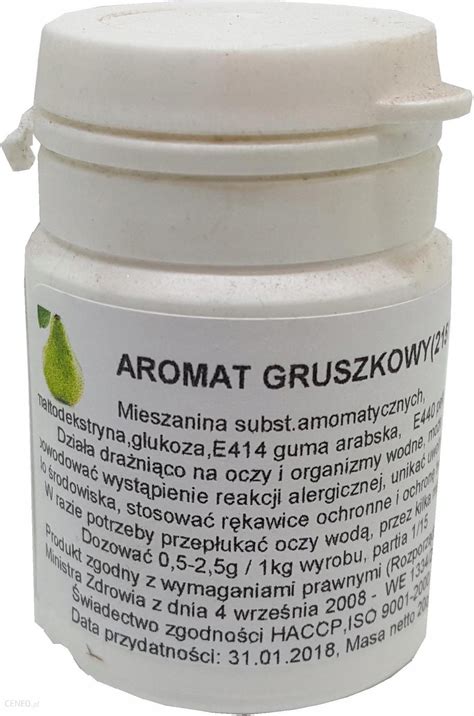 Sweet Yarco 2x Aromat Gruszkowy Gruszka 20g - Ceny i opinie - Ceneo.pl
