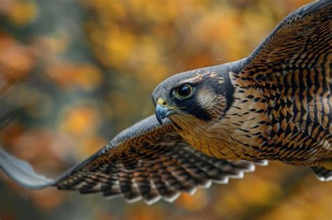 falcon diving  high speed targeting  prey  premium ai