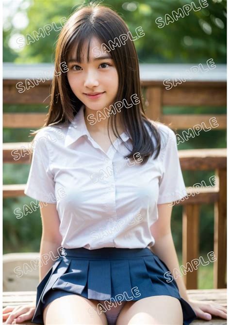 A4サイズポスター アートポスター セクシー 美女 美少女 制服 下着 写真 かわいい 女の子 コスプレ グラビア 光沢用紙 Ai 1