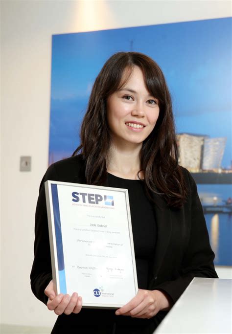 Ni Cleaver Fulton Rankin Solicitor Jade Gabriel Receives Step Advanced