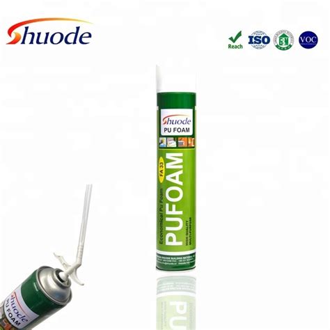 Aerosol Polyurethane Adhesive Pu Foam Joint Sealant For Window And Door