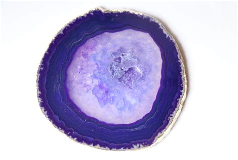 Purple Agate Coasters