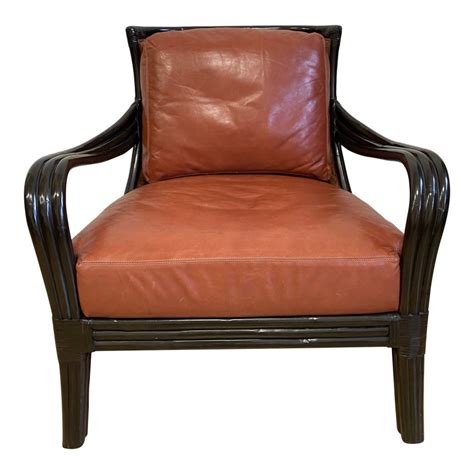 Palecek Montreal Leather Lounge Chair Original Price Design