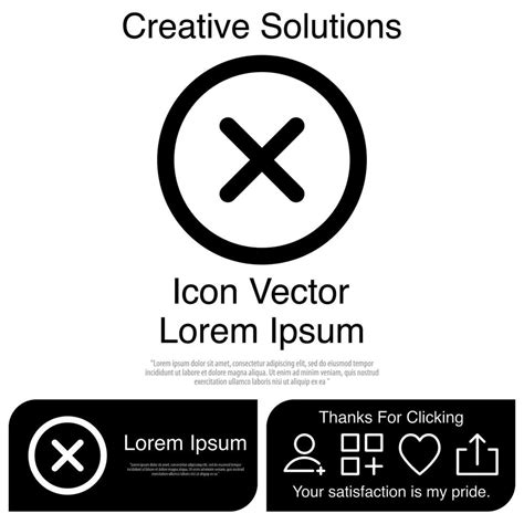 X Button Icon Vector Eps 10 6750216 Vector Art At Vecteezy