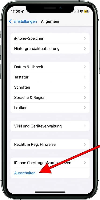 So Schalten Sie Ein Apple Iphone Pro Max In Den Einstellungen Aus