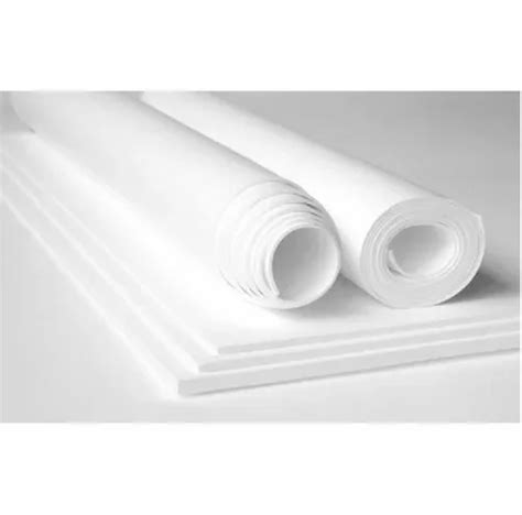 White Ptfe Teflon Sheet Thickness 2 Mm Size 450x450 Mm At Rs 1000